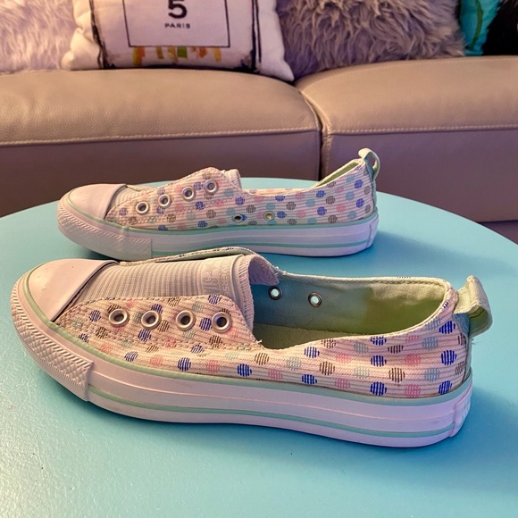 Converse All Star Geometric Slip On Sneakers Size 8 - Picture 4 of 13